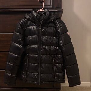 Men's Black Guess Puffer Jacket